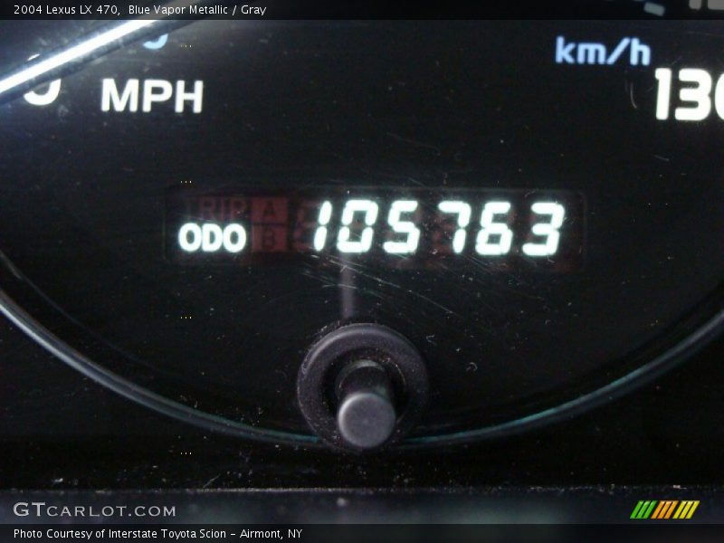 Blue Vapor Metallic / Gray 2004 Lexus LX 470