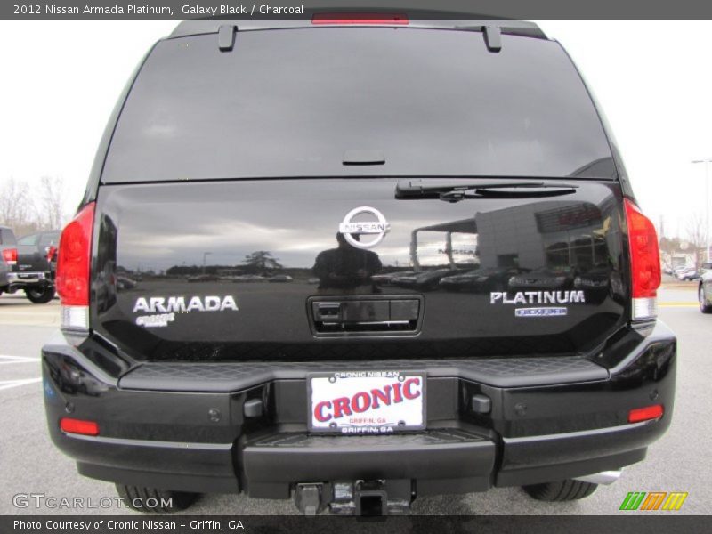 Galaxy Black / Charcoal 2012 Nissan Armada Platinum