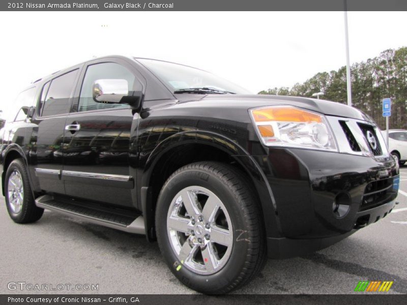 Galaxy Black / Charcoal 2012 Nissan Armada Platinum