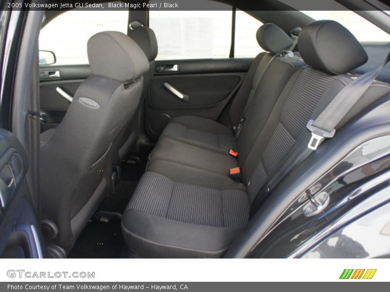 Rear Seat of 2005 Jetta GLI Sedan