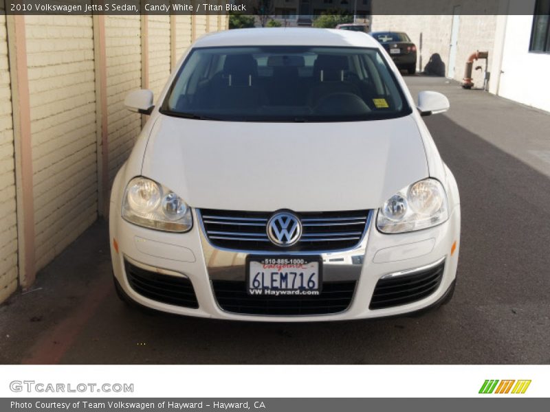 Candy White / Titan Black 2010 Volkswagen Jetta S Sedan