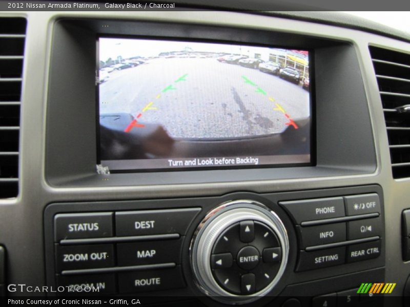 Galaxy Black / Charcoal 2012 Nissan Armada Platinum
