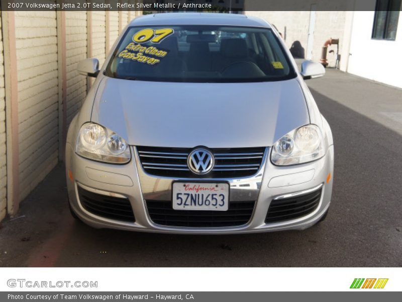 Reflex Silver Metallic / Anthracite 2007 Volkswagen Jetta 2.0T Sedan