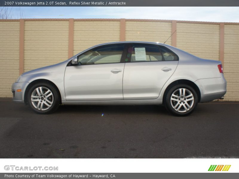 Reflex Silver Metallic / Anthracite 2007 Volkswagen Jetta 2.0T Sedan