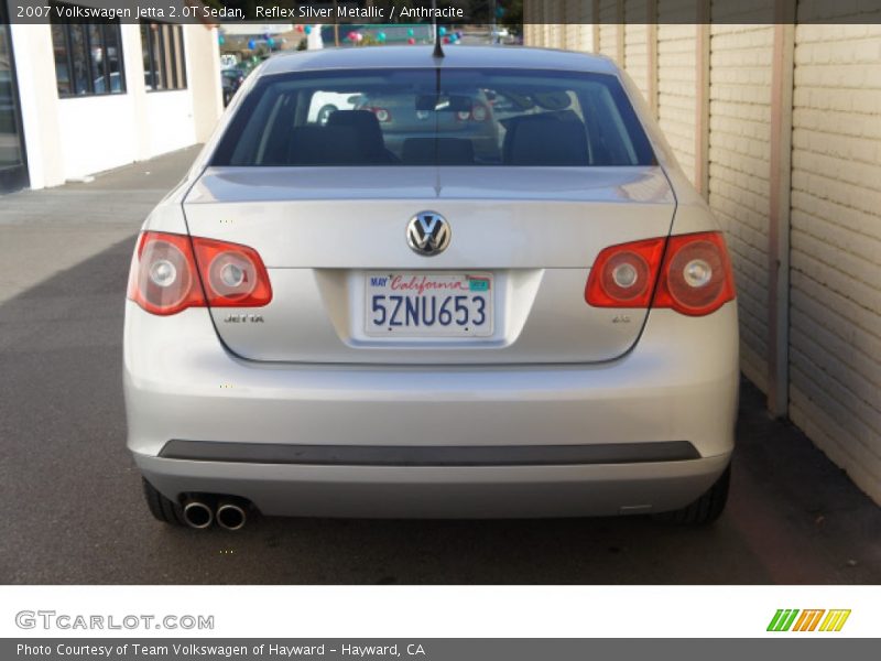 Reflex Silver Metallic / Anthracite 2007 Volkswagen Jetta 2.0T Sedan