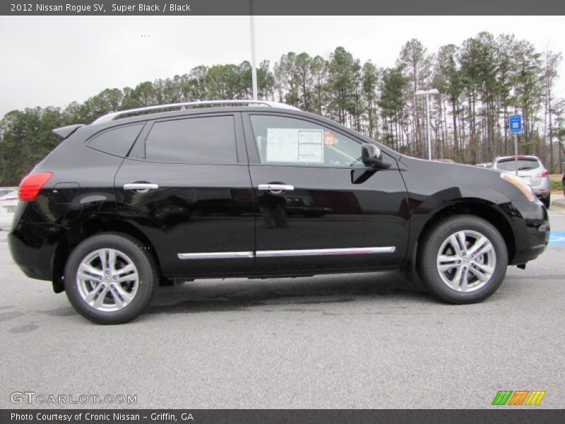 Super Black / Black 2012 Nissan Rogue SV