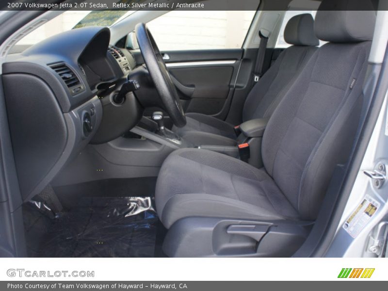 Front Seat of 2007 Jetta 2.0T Sedan