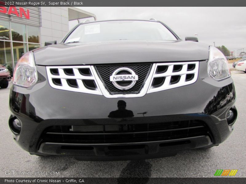 Super Black / Black 2012 Nissan Rogue SV