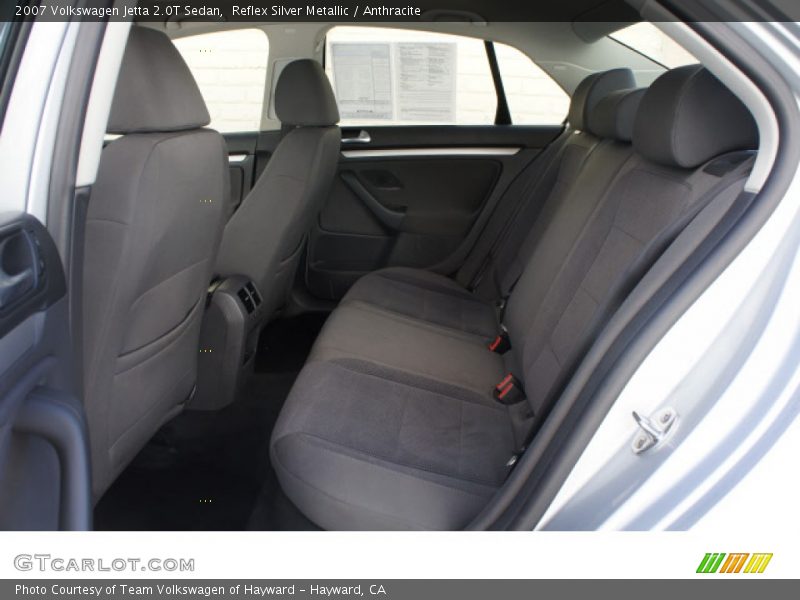 Rear Seat of 2007 Jetta 2.0T Sedan