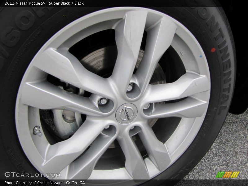 Super Black / Black 2012 Nissan Rogue SV