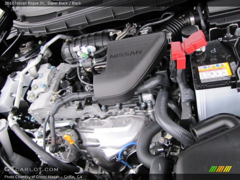Super Black / Black 2012 Nissan Rogue SV