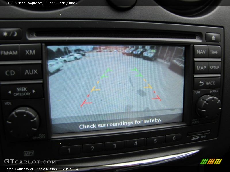 Super Black / Black 2012 Nissan Rogue SV
