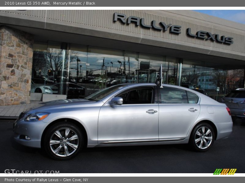 Mercury Metallic / Black 2010 Lexus GS 350 AWD