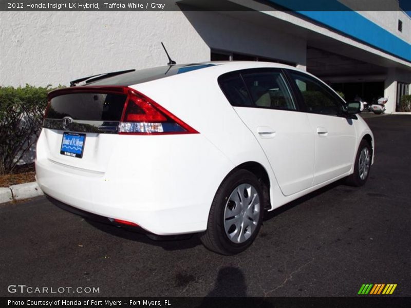 Taffeta White / Gray 2012 Honda Insight LX Hybrid