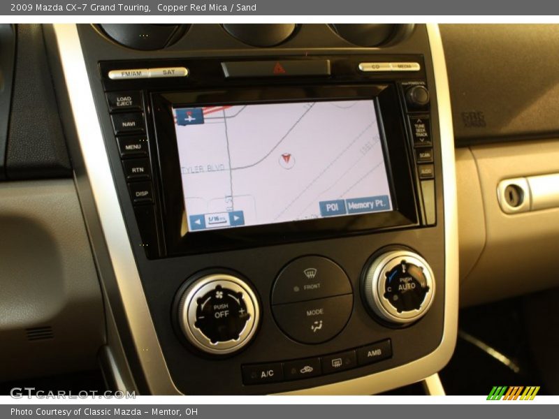 Copper Red Mica / Sand 2009 Mazda CX-7 Grand Touring