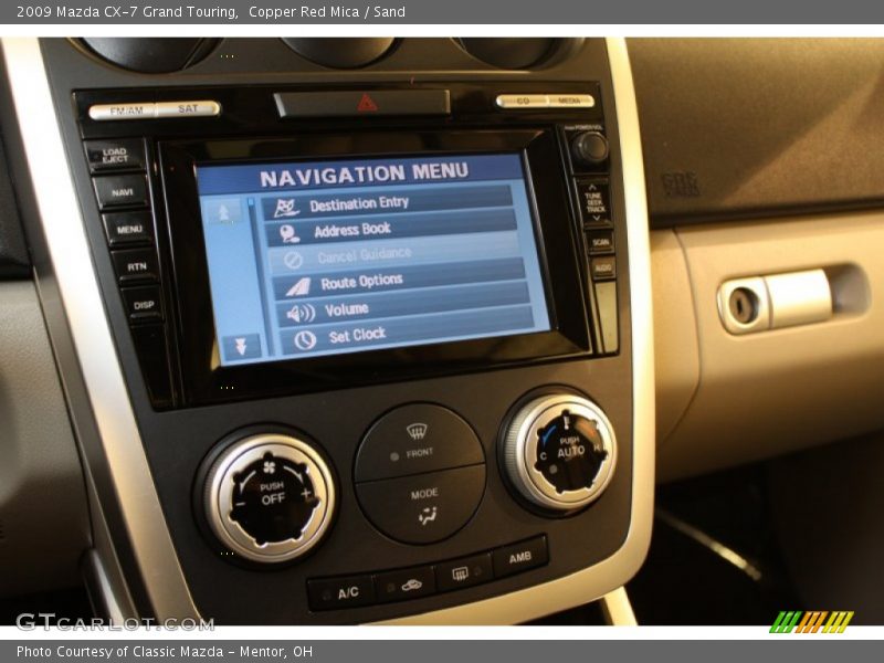 Copper Red Mica / Sand 2009 Mazda CX-7 Grand Touring