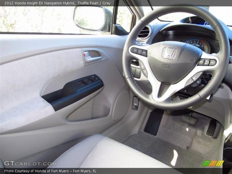 Truffle Pearl / Gray 2012 Honda Insight EX Navigation Hybrid
