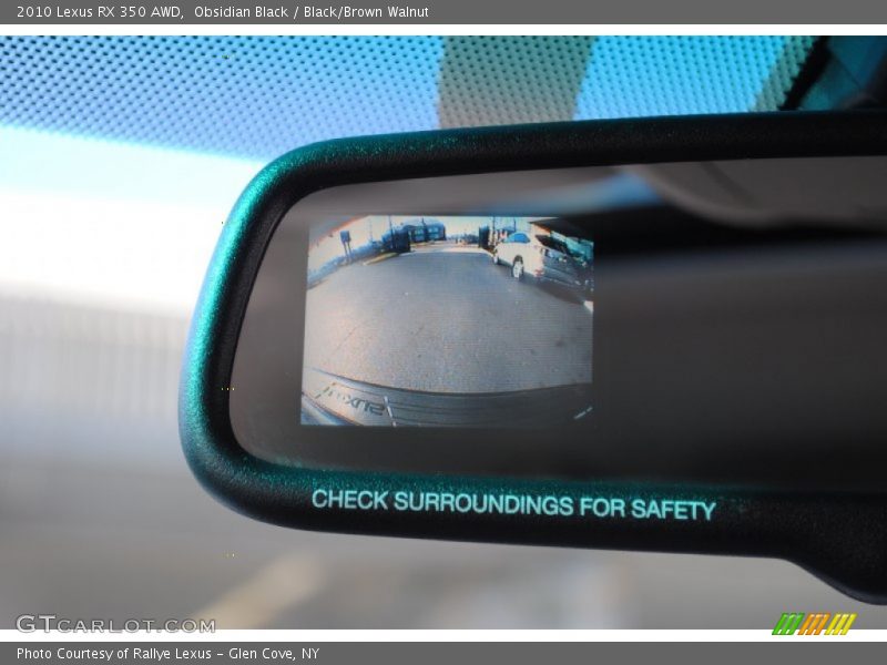 Obsidian Black / Black/Brown Walnut 2010 Lexus RX 350 AWD