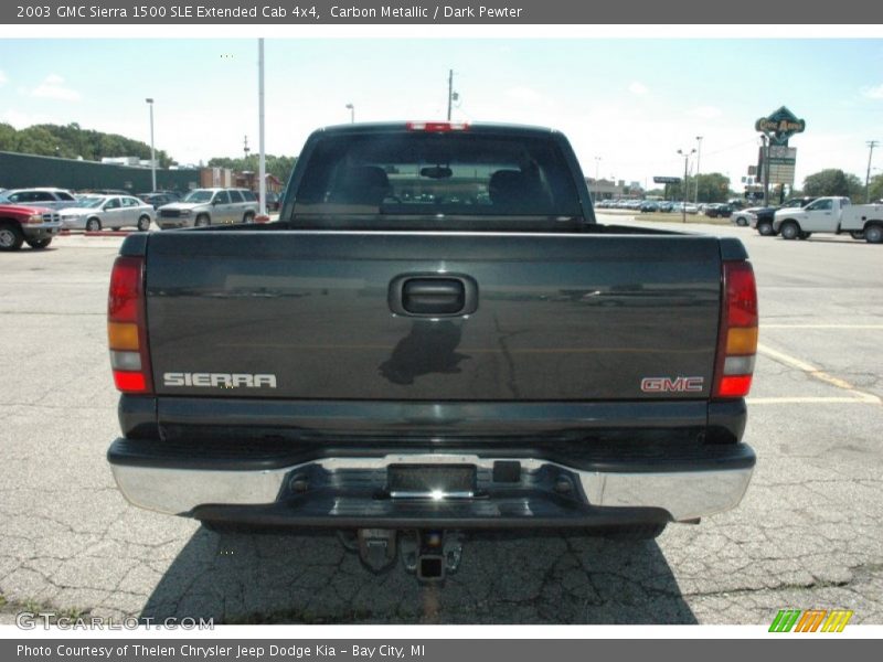 Carbon Metallic / Dark Pewter 2003 GMC Sierra 1500 SLE Extended Cab 4x4