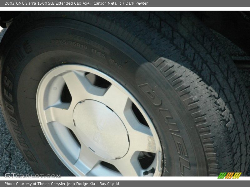 Carbon Metallic / Dark Pewter 2003 GMC Sierra 1500 SLE Extended Cab 4x4