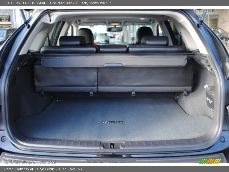 Obsidian Black / Black/Brown Walnut 2010 Lexus RX 350 AWD