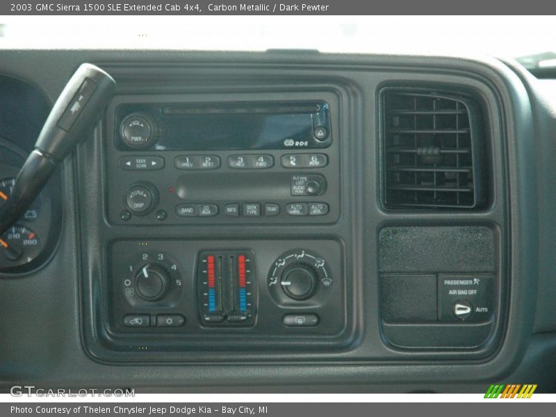 Carbon Metallic / Dark Pewter 2003 GMC Sierra 1500 SLE Extended Cab 4x4