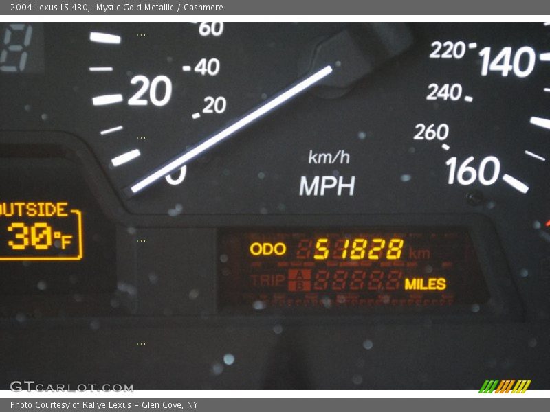 Mystic Gold Metallic / Cashmere 2004 Lexus LS 430