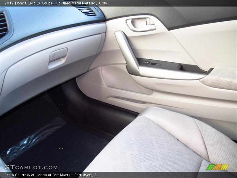 Polished Metal Metallic / Gray 2012 Honda Civic LX Coupe