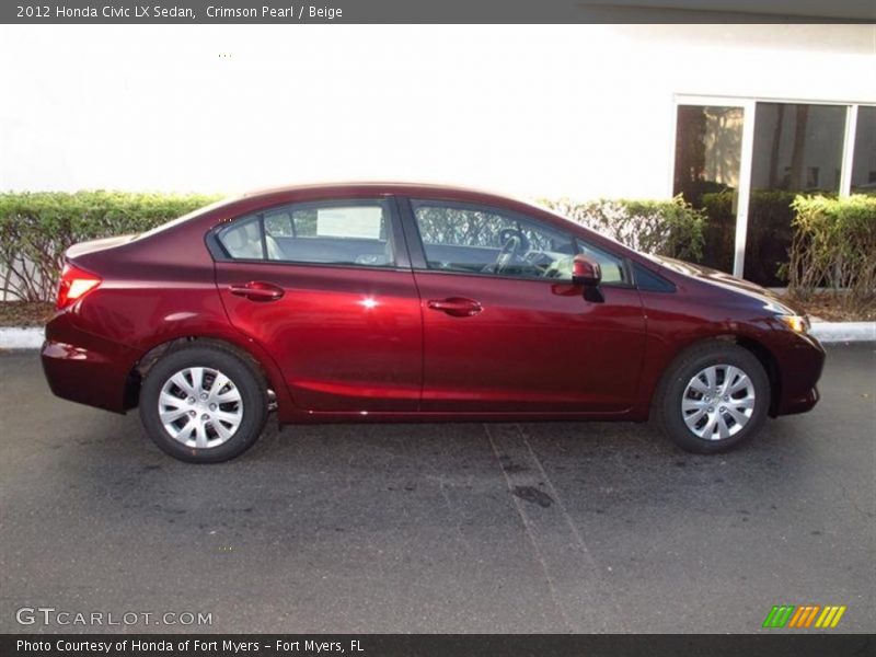  2012 Civic LX Sedan Crimson Pearl