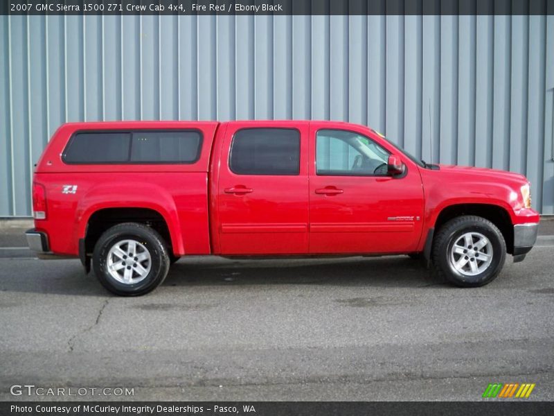 Fire Red / Ebony Black 2007 GMC Sierra 1500 Z71 Crew Cab 4x4