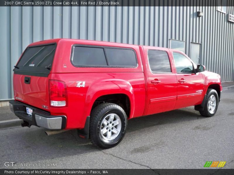 Fire Red / Ebony Black 2007 GMC Sierra 1500 Z71 Crew Cab 4x4
