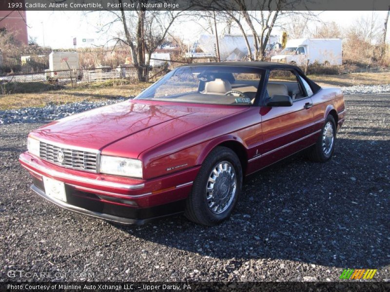 Pearl Red / Natural Beige 1993 Cadillac Allante Convertible