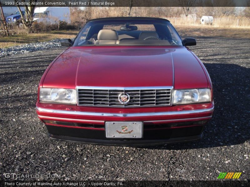 Pearl Red / Natural Beige 1993 Cadillac Allante Convertible
