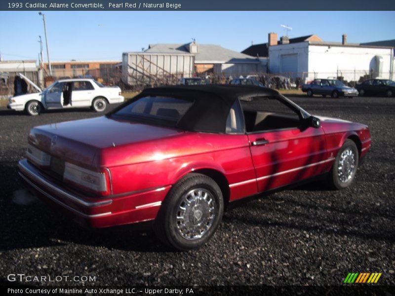 Pearl Red / Natural Beige 1993 Cadillac Allante Convertible