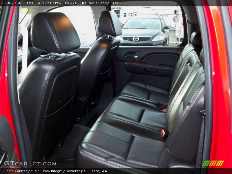 Fire Red / Ebony Black 2007 GMC Sierra 1500 Z71 Crew Cab 4x4