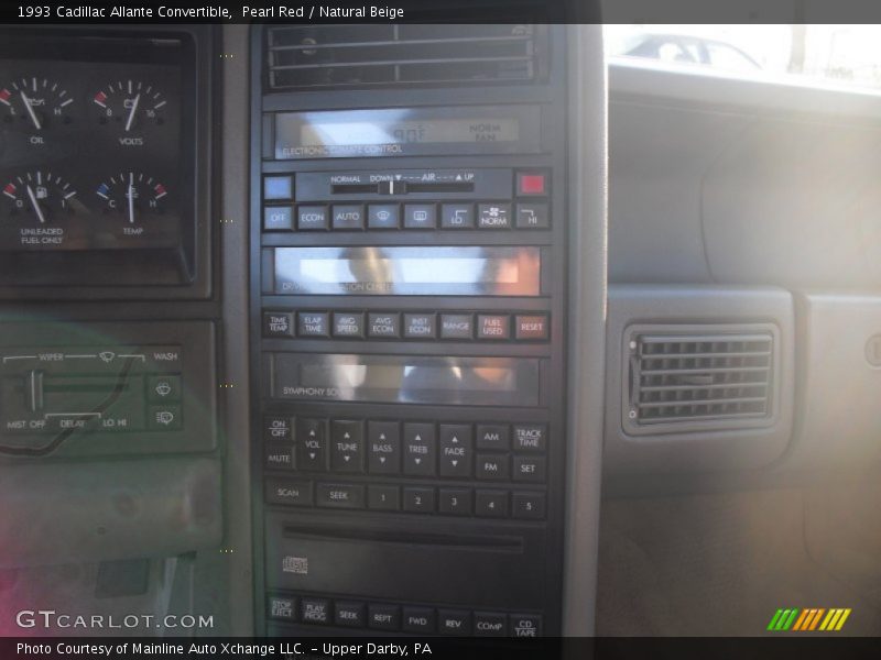 Pearl Red / Natural Beige 1993 Cadillac Allante Convertible