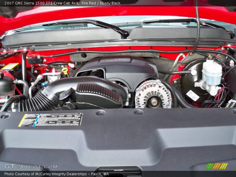 Fire Red / Ebony Black 2007 GMC Sierra 1500 Z71 Crew Cab 4x4