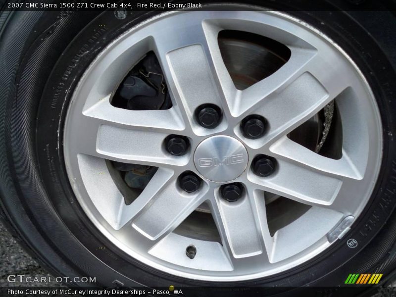 Fire Red / Ebony Black 2007 GMC Sierra 1500 Z71 Crew Cab 4x4
