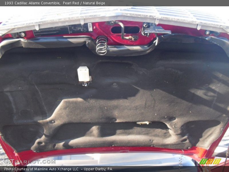 Pearl Red / Natural Beige 1993 Cadillac Allante Convertible