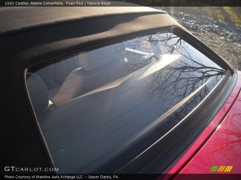 Pearl Red / Natural Beige 1993 Cadillac Allante Convertible