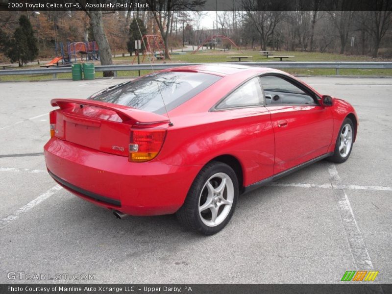 Absolutely Red / Black 2000 Toyota Celica GT-S