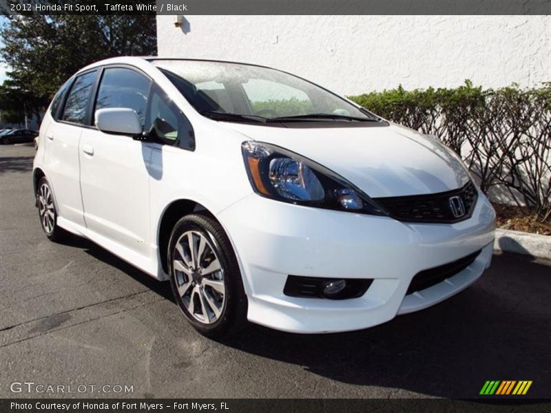 Taffeta White / Black 2012 Honda Fit Sport