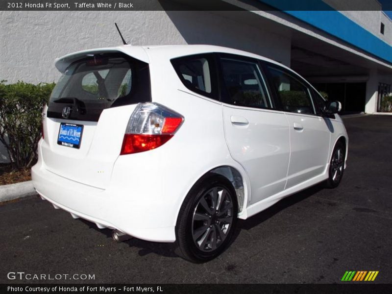 Taffeta White / Black 2012 Honda Fit Sport