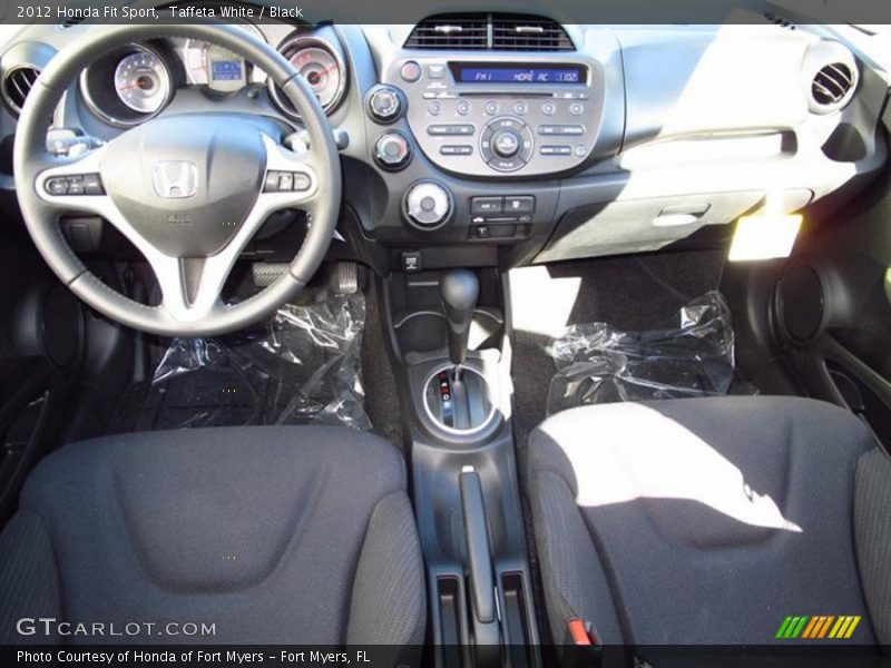 Taffeta White / Black 2012 Honda Fit Sport