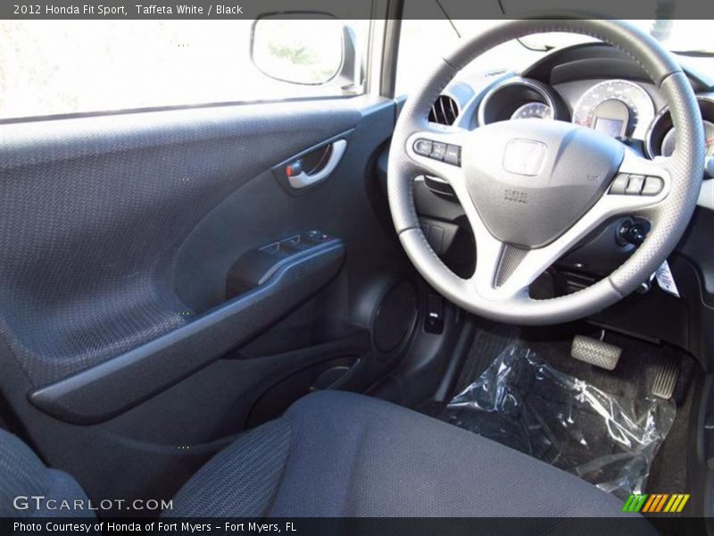 Taffeta White / Black 2012 Honda Fit Sport