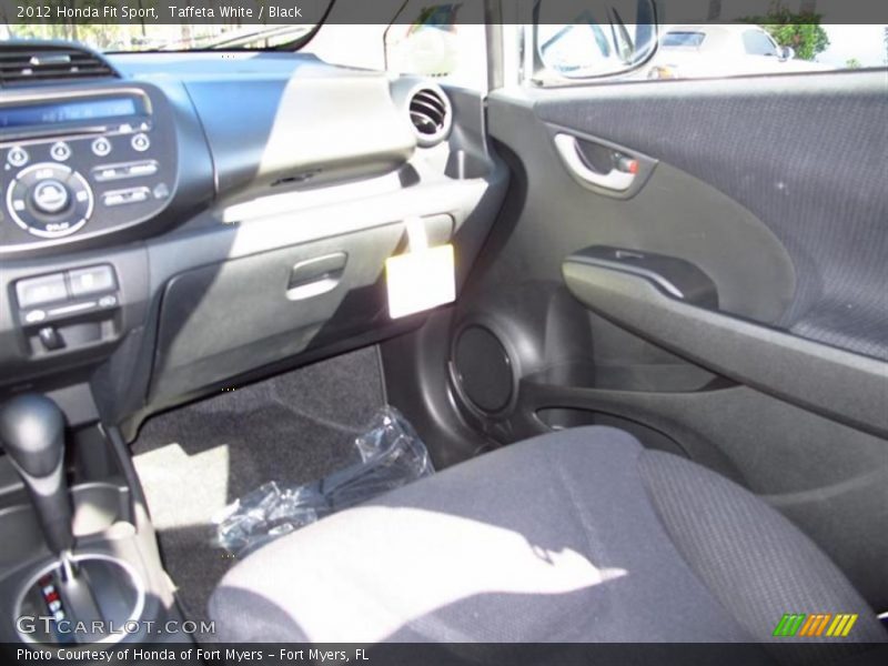 Taffeta White / Black 2012 Honda Fit Sport
