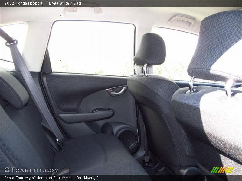 Taffeta White / Black 2012 Honda Fit Sport