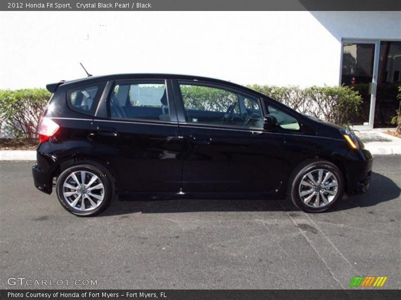 Crystal Black Pearl / Black 2012 Honda Fit Sport