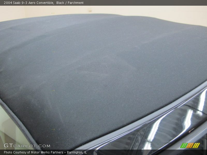 Black / Parchment 2004 Saab 9-3 Aero Convertible