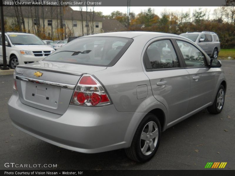 Cosmic Silver / Charcoal 2010 Chevrolet Aveo LT Sedan